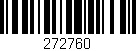 Código de barras (EAN, GTIN, SKU, ISBN): '272760'