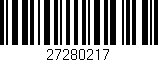 Código de barras (EAN, GTIN, SKU, ISBN): '27280217'