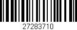 Código de barras (EAN, GTIN, SKU, ISBN): '27283710'