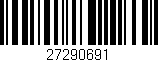 Código de barras (EAN, GTIN, SKU, ISBN): '27290691'