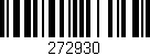 Código de barras (EAN, GTIN, SKU, ISBN): '272930'