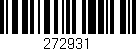 Código de barras (EAN, GTIN, SKU, ISBN): '272931'