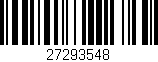 Código de barras (EAN, GTIN, SKU, ISBN): '27293548'