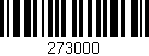 Código de barras (EAN, GTIN, SKU, ISBN): '273000'