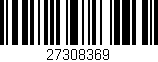 Código de barras (EAN, GTIN, SKU, ISBN): '27308369'