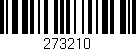 Código de barras (EAN, GTIN, SKU, ISBN): '273210'