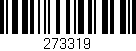 Código de barras (EAN, GTIN, SKU, ISBN): '273319'