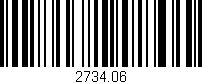 Código de barras (EAN, GTIN, SKU, ISBN): '2734.06'