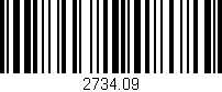 Código de barras (EAN, GTIN, SKU, ISBN): '2734.09'