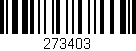 Código de barras (EAN, GTIN, SKU, ISBN): '273403'