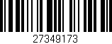 Código de barras (EAN, GTIN, SKU, ISBN): '27349173'