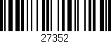 Código de barras (EAN, GTIN, SKU, ISBN): '27352'
