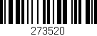 Código de barras (EAN, GTIN, SKU, ISBN): '273520'