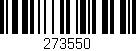 Código de barras (EAN, GTIN, SKU, ISBN): '273550'
