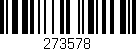 Código de barras (EAN, GTIN, SKU, ISBN): '273578'