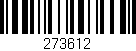 Código de barras (EAN, GTIN, SKU, ISBN): '273612'