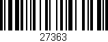 Código de barras (EAN, GTIN, SKU, ISBN): '27363'