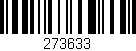Código de barras (EAN, GTIN, SKU, ISBN): '273633'