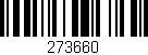 Código de barras (EAN, GTIN, SKU, ISBN): '273660'