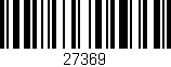 Código de barras (EAN, GTIN, SKU, ISBN): '27369'