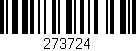 Código de barras (EAN, GTIN, SKU, ISBN): '273724'