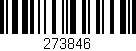 Código de barras (EAN, GTIN, SKU, ISBN): '273846'