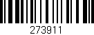 Código de barras (EAN, GTIN, SKU, ISBN): '273911'