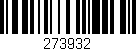 Código de barras (EAN, GTIN, SKU, ISBN): '273932'