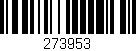 Código de barras (EAN, GTIN, SKU, ISBN): '273953'