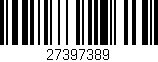 Código de barras (EAN, GTIN, SKU, ISBN): '27397389'