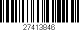 Código de barras (EAN, GTIN, SKU, ISBN): '27413846'