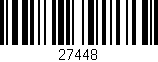 Código de barras (EAN, GTIN, SKU, ISBN): '27448'