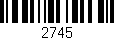 Código de barras (EAN, GTIN, SKU, ISBN): '2745'