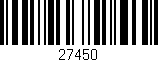 Código de barras (EAN, GTIN, SKU, ISBN): '27450'