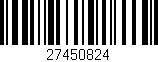 Código de barras (EAN, GTIN, SKU, ISBN): '27450824'