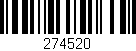 Código de barras (EAN, GTIN, SKU, ISBN): '274520'