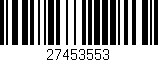 Código de barras (EAN, GTIN, SKU, ISBN): '27453553'