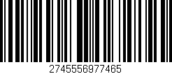 Código de barras (EAN, GTIN, SKU, ISBN): '2745556977465'
