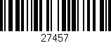 Código de barras (EAN, GTIN, SKU, ISBN): '27457'