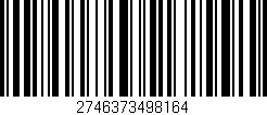 Código de barras (EAN, GTIN, SKU, ISBN): '2746373498164'