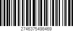 Código de barras (EAN, GTIN, SKU, ISBN): '2746375498469'