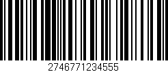 Código de barras (EAN, GTIN, SKU, ISBN): '2746771234555'