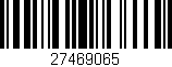 Código de barras (EAN, GTIN, SKU, ISBN): '27469065'