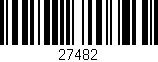 Código de barras (EAN, GTIN, SKU, ISBN): '27482'