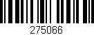 Código de barras (EAN, GTIN, SKU, ISBN): '275066'