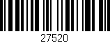 Código de barras (EAN, GTIN, SKU, ISBN): '27520'