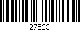 Código de barras (EAN, GTIN, SKU, ISBN): '27523'