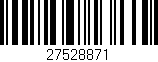 Código de barras (EAN, GTIN, SKU, ISBN): '27528871'