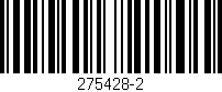 Código de barras (EAN, GTIN, SKU, ISBN): '275428-2'