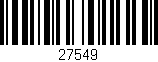 Código de barras (EAN, GTIN, SKU, ISBN): '27549'